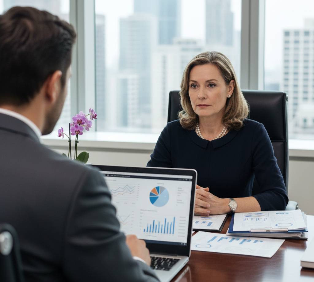 People collaborating in workplace lounge