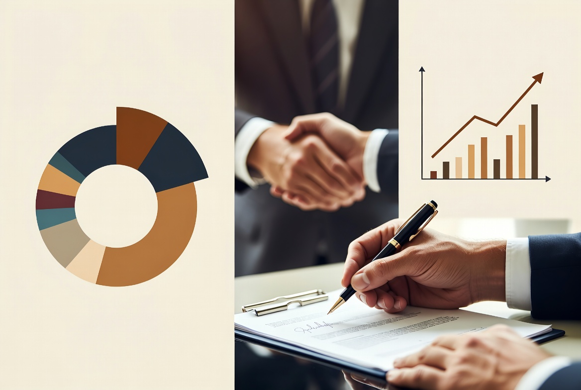 Consultant discussing priorities with a client