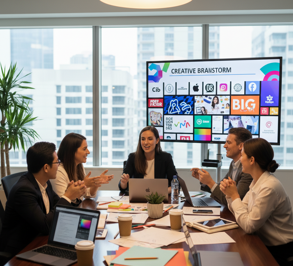 Consulting team workshop session